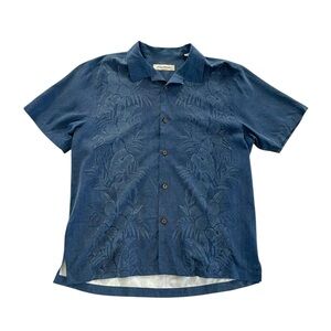 Tommy Bahama Blue Casual Button Down Shirt